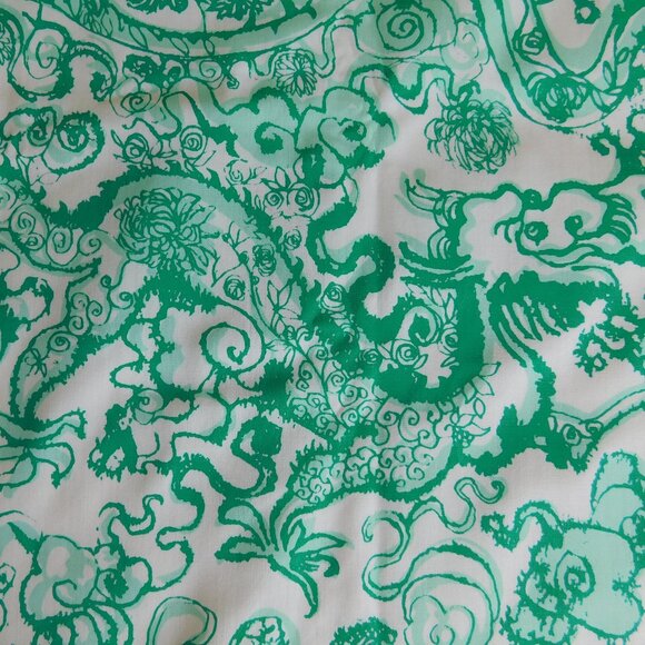 VTG Equus Zuzek 60s Key West Hand Print Fabric horse stallion Lilly Pulitzer 1yd - Picture 13 of 15